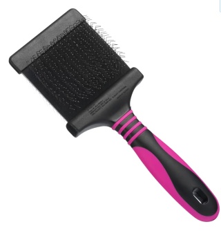 Blovi Small Duo Flex Slicker - dwustronna, elastyczna szczotka pudlówka, duża