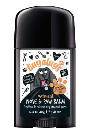 Bugalugs Nose & Paw Balm Stick 40g - wegański balsam do łap i nosa psa, w sztyfcie
