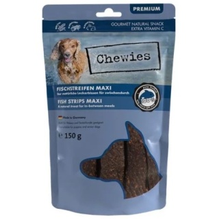 CHEWIES FISH STRIPS MAXI 150G RYBA MORSKA