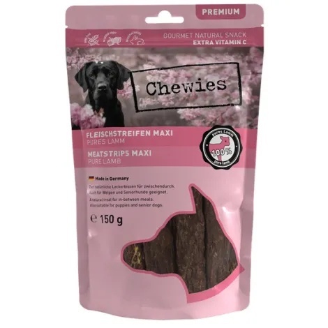 CHEWIES MEAT STRIPS MAXI 150G JAGNIĘCINA CHEWIES MEAT STRIPS MAXI 150G JAGNIĘCINA
