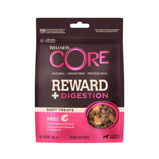 CORE Reward+ Digestion, przysmak, dla psów dorosłych, kryl, 170g