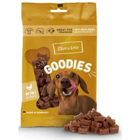 Chewies Goodies (Training) Kosteczki Mini Drób 125g Chewies Goodies (Training) Kosteczki Mini Drób 125g