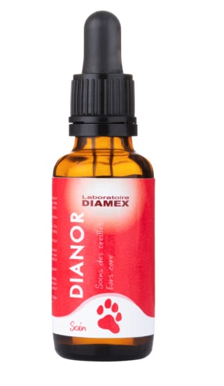 Diamex Dianor - preparat do czyszczenia uszu zwierząt - 30ml