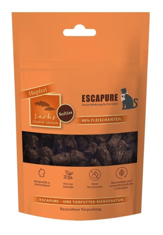 Escapure Hupferl Softies Lachs 80g - mięsne przysmaki dla kota, łosoś