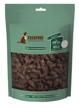 Escapure Hupferl Softies Wild 150g - miękkie przysmaki dla psa, 98% dziczyzny