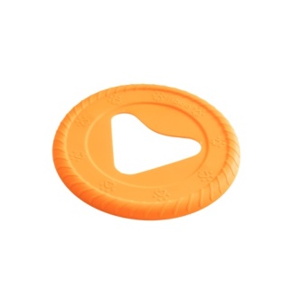 FIBOO FRISBOO POMARAŃCZOWY, Latający dysk dla aktywnego psa, ŚR. 25CM
