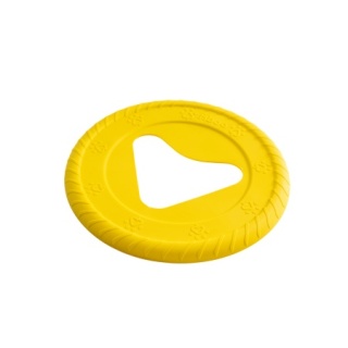 FIBOO FRISBOO ŻÓŁTE, Latający dysk dla aktywnego psa, ŚR. 25CM
