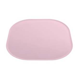 FIBOO Mata antypoślizgowa pod miski – 32×32 cm RÓŻOWA
