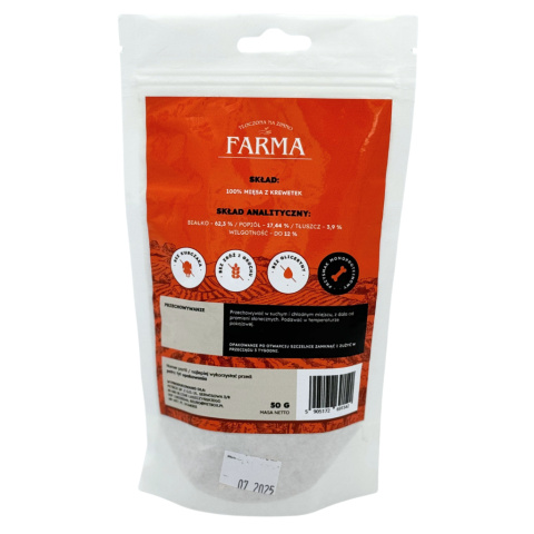Farma Suszone Krewetki 50g Farma Suszone Krewetki 50g