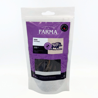 Farma Suszone Paski z Dzika 80g