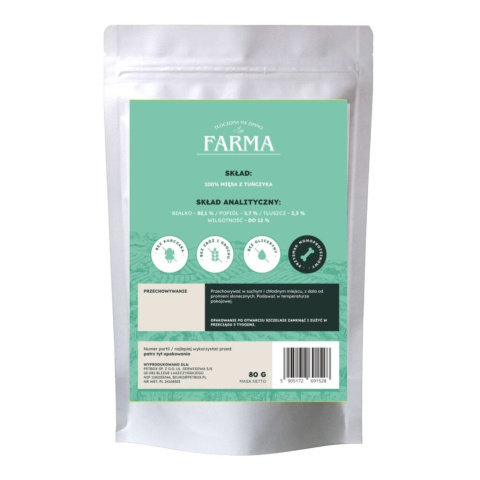 Farma Polędwica z Tuńczyka 80g Farma Polędwica z Tuńczyka 80g