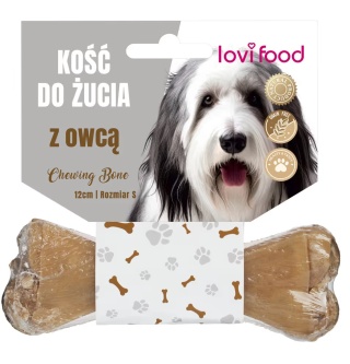 Lovi Food Chewing Bone with Lamb S - kość do żucia dla psa, z owcą 12 cm 55g