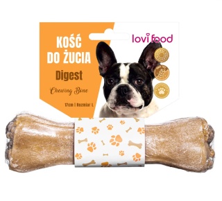 Lovi Food Digest Chewing Bone - kość do żucia dla psa, na trawienie -L 17 cm