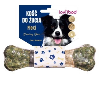 Lovi Food Flexi Chewing Bone - kość do żucia dla psa, na stawy - L 17 cm 115g