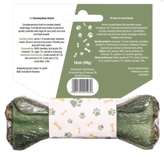 Lovi Food Dental Chewing Bone - kość do żucia dla psa, na zęby - S 12 cm 55g