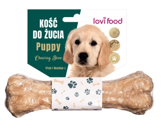 Lovi Food Puppy Chewing Bone - kość do żucia dla szczeniaka, ze żwaczami- L 17 cm