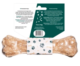 Lovi Food Puppy Chewing Bone - kość do żucia dla szczeniaka, ze żwaczami- L 17 cm