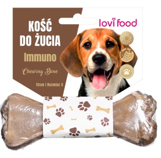 Lovi Food Immuno Chewing Bone - kość do żucia dla psa, na odporność - S 12 cm 55g