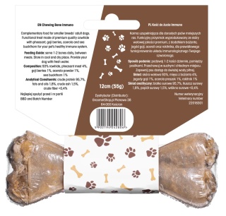 Lovi Food Immuno Chewing Bone - kość do żucia dla psa, na odporność - S 12 cm 55g