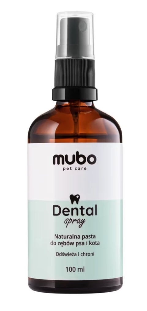 Mubo Dental Spray 100ml - naturalna pasta do zębów w sprayu dla psa i kota