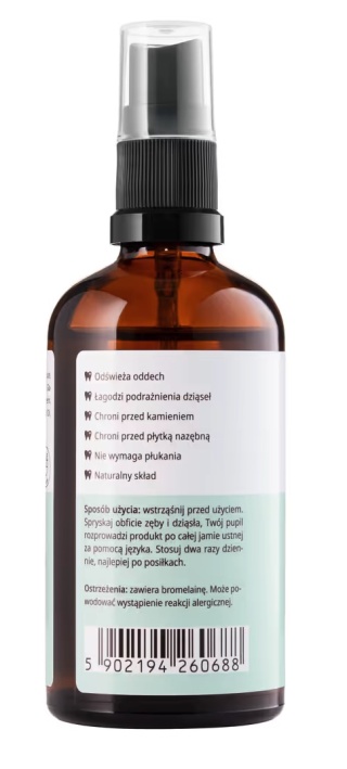 Mubo Dental Spray 100ml - naturalna pasta do zębów w sprayu dla psa i kota
