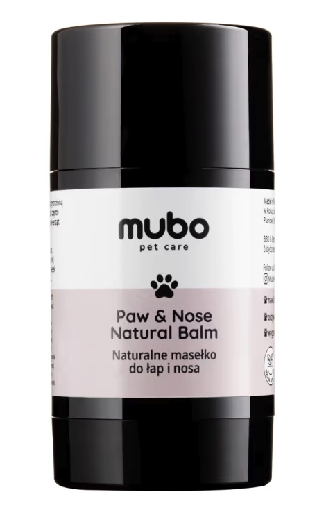 Mubo Paw & Nose Natural Balm Stick 25g - naturalne masełko do łap i nosa w sztyfcie, dla psa i kota Mubo Paw & Nose Natural Balm Stick 25g - naturalne masełko do łap i nosa w sztyfcie, dla psa i kota