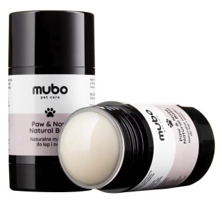 Mubo Paw & Nose Natural Balm Stick 25g - naturalne masełko do łap i nosa w sztyfcie, dla psa i kota