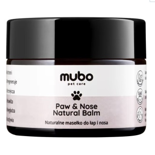 Mubo Paw & Nose Natural Balm 50g - naturalne masełko do łap i nosa dla psa i kota