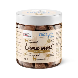 Syta Micha - FREEZY Pure 80g - 100% liofilizowane mięso z lamy dla psa
