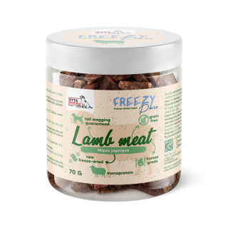 Syta Micha - 100% liofilizowane mięso jagnięce dla psa 70g FREEZY Pure