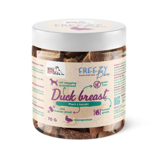 Syta Micha - 100% liofilizowane mięso kaczki dla psa 70g FREEZY Pure