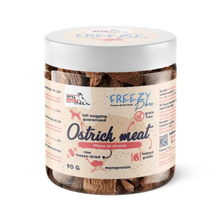 Syta Micha - FREEZY Pure 90g - 100% liofilizowane mięso strusia