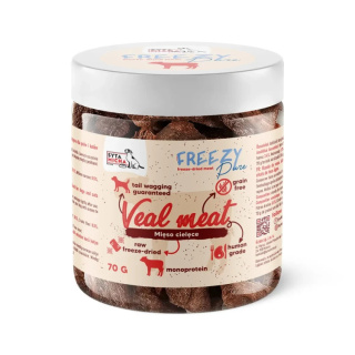 Syta Micha - Liofilizowane Mięso Cielęce dla psa 70g FREEZY Pure