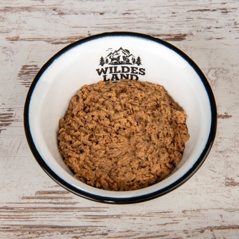 WILDES LAND CAT BIO Lachs - bio łosoś z olejem z łososia (85g) WILDES LAND CAT BIO Lachs - bio łosoś z olejem z łososia (85g)