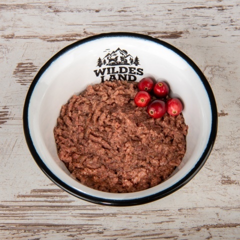 WILDES LAND CAT Classic Ente Pute - kaczka i indyk z żurawiną (100g) WILDES LAND CAT Classic Ente Pute - kaczka i indyk z żurawiną (100g)