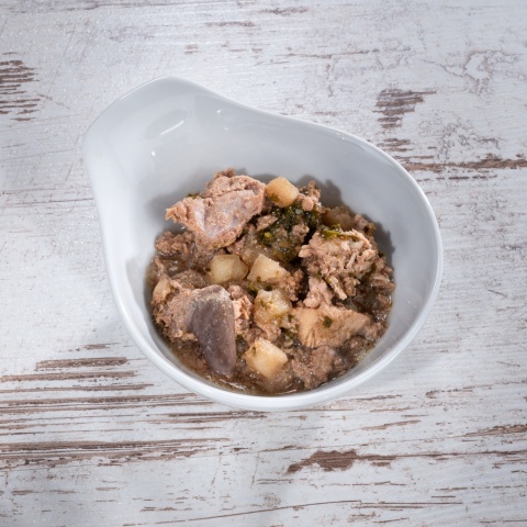 WILDES LAND CAT Ragout Rind Pute - wołowina z indykiem (180g) WILDES LAND CAT Ragout Rind Pute - wołowina z indykiem (180g)