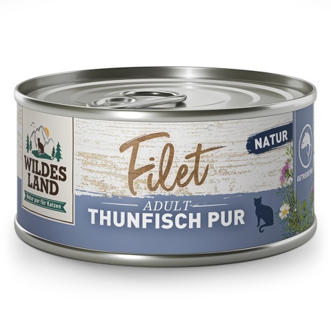 WILDES LAND CAT Thunfisch Pur Filet - filety z tuńczyka (80g) WILDES LAND CAT Thunfisch Pur Filet - filety z tuńczyka (80g)