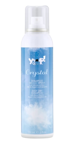 Yuup! Fashion Crystal Easy Dry 150ml - suchy szampon dla psa i kota, w sprayu, z olejkiem arganowym i sezamowym