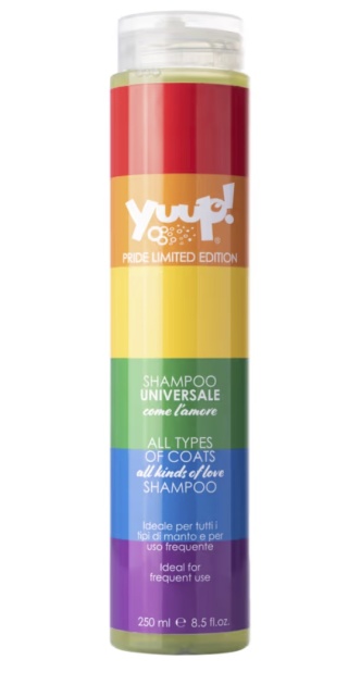 Yuup! come l'Amore LGBTQIA+ Universal Shampoo 250ml - szampon z keratyną do każdego typu szaty, edycja limitowana