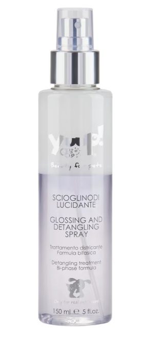 Yuup! Home Glossing and Detangling Spray 150ml - odżywczy preparat dwufazowy, ułatwiający rozczesywanie i nabłyszczający sierść