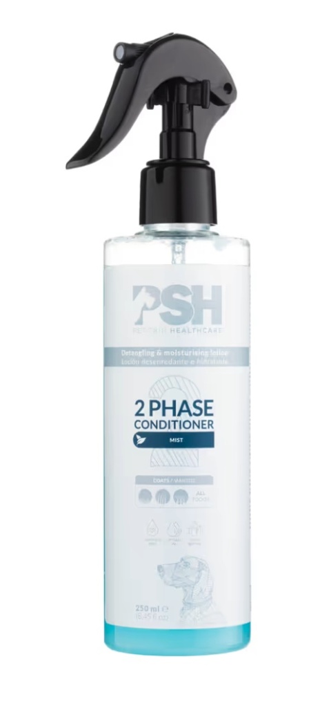 PSH Two Phase Mist 250ml - natychmiastowa, dwufazowa odżywka ułatwiająca rozczesywanie sierści PSH Two Phase Mist 250ml - natychmiastowa, dwufazowa odżywka ułatwiająca rozczesywanie sierści
