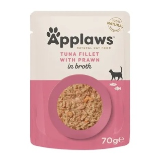Applaws saszetka dla kota Tuńczyk i Krewetki Pacyficzne 70g