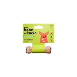 Azanki - Kość do żucia MINI z insektami, siemieniem lnianym, jeżyną i babką płesznik 10cm