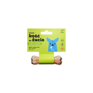 Azanki - Kość do żucia MINI z insektami, siemieniem lnianym, miętą i maliną 10cm