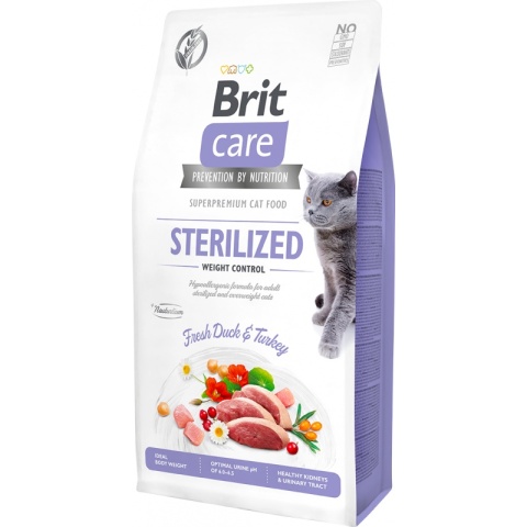 BRIT CARE CAT Grain-Free Sterilized Weight Control 2kg