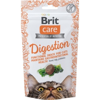 BRIT CARE Cat Snack Digestion 50g na dobrze trawienie