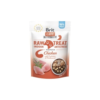 BRIT Raw Treat Cat Indoor and Antistress 40g Liofilizat Indyk łagodzący stres