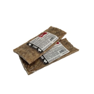 BUBAlicious wafel do żucia dla psa ze skóry wołowej o smaku strusia z dodatkiem penisów wołowych 15 cm