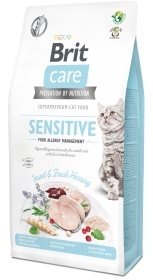 Brit Care Grain-Free Insect&Herring Sensitive Sucha Karma dla kota op. 400g Śledź Insekty