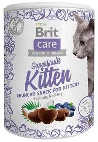 Brit Care Przysmak Superfruits Kitten dla kociąt 100g lekkostrawny kurczak
